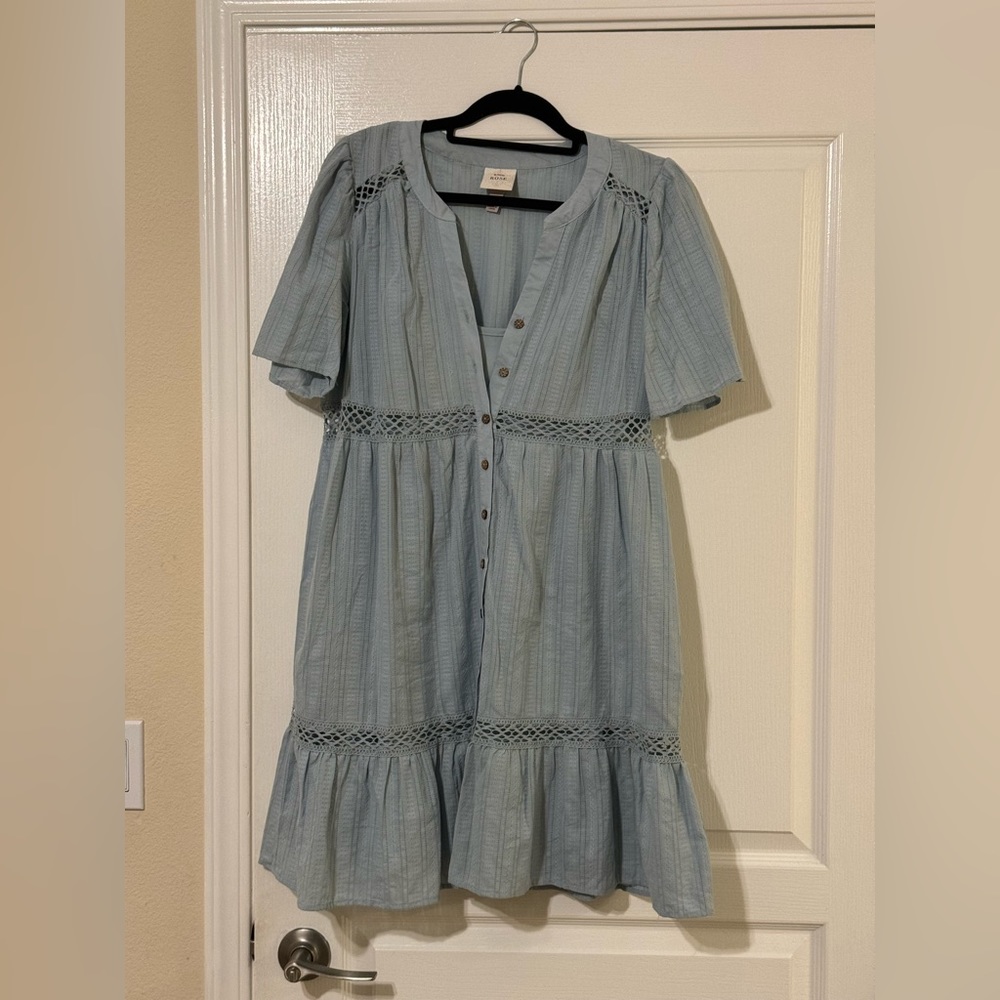 Blue mini dress. Great condition. Worn once only